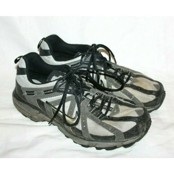 nike acg gray running shoes